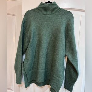 TALULAH Olive Green Turtleneck Sweater